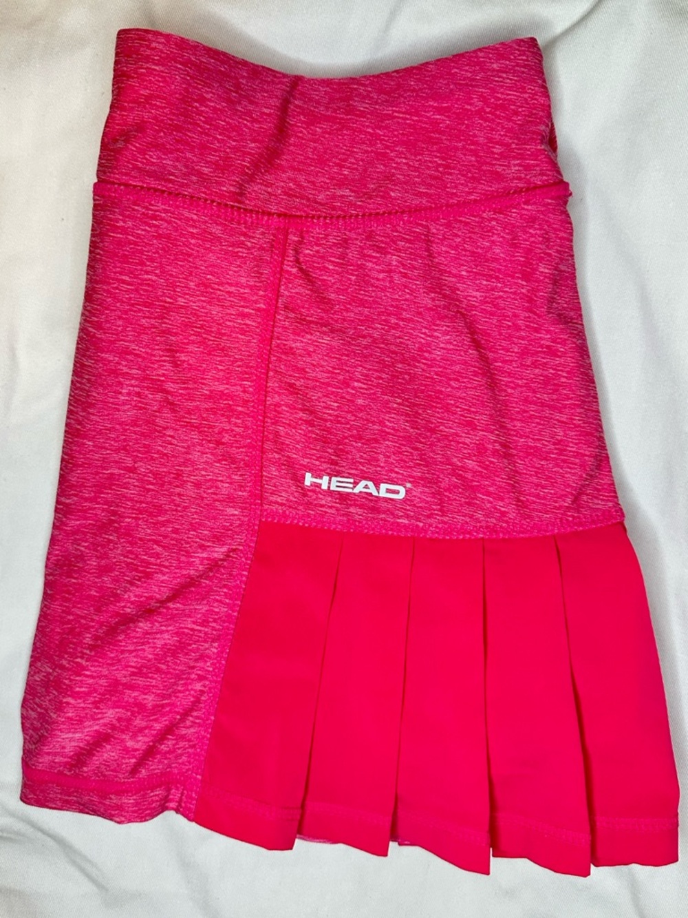 HEAD Pink Tennis Skirt Skort Pleated Athletic Golf Activewear Size M